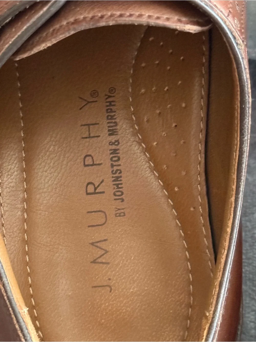 Johnston & Murphy Double Buckle Monk Strap Mens Brown Oxfords Casual Shoes 8.5M